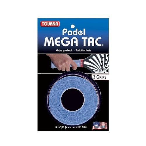 Tourna Multicolor Padel Mega Tac 3 Grip Roll Overgrip
