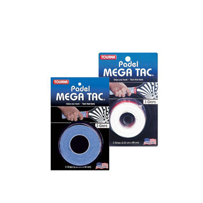 Tourna Multicolor Padel Mega Tac 3 Grip Roll Overgrip