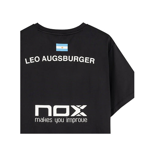 Nox Leo Augsburger 24 Sponsors LA10 Black T-shirt